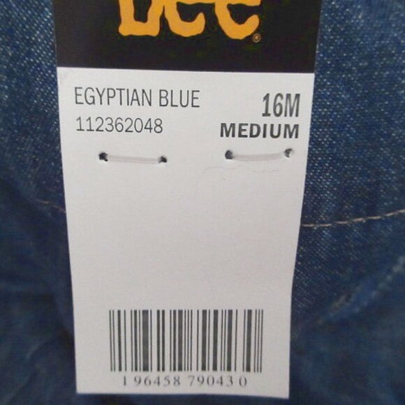 Lee Women's Wide Leg Trouser Jeans Size 16 Dark Wash High Rise Drapey 36x30 NWT - Picture 13 of 13